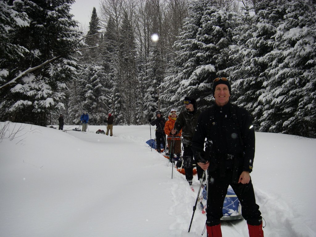 Ski de fond horspiste, une première! Ski de fond horspiste, une première!