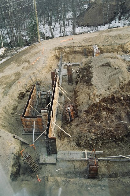 D&eacute;but des fondations