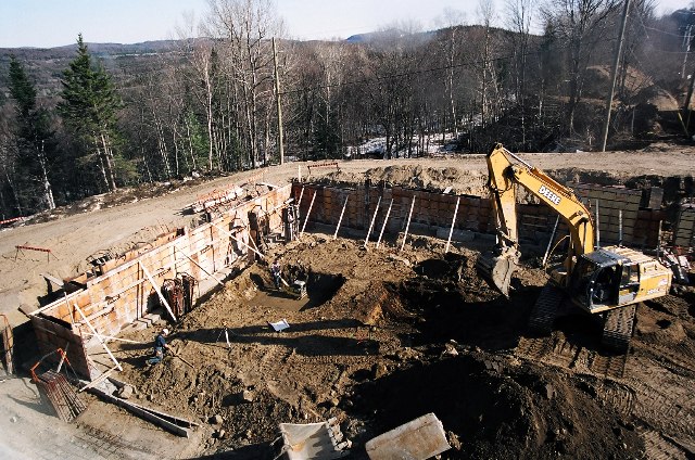 Fondation vue du 3e &eacute;tage