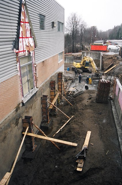  Montage des fondations