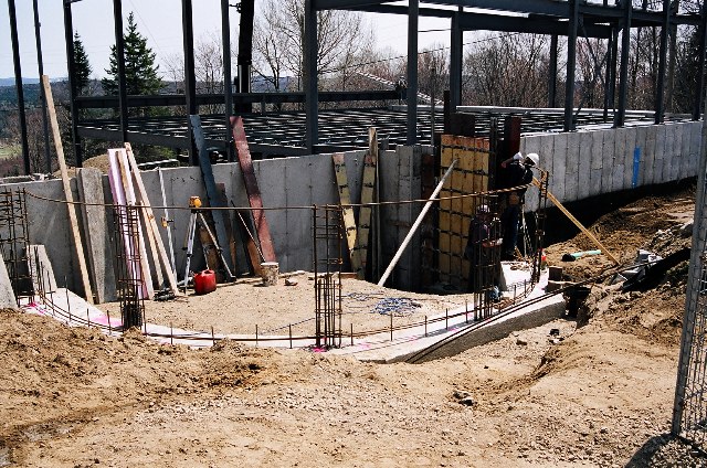 Fondations de la tour