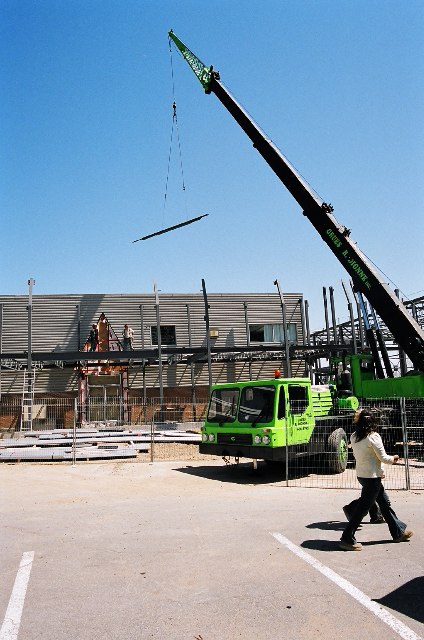 Structure de la fa&ccedil;ade et nouveau corridor