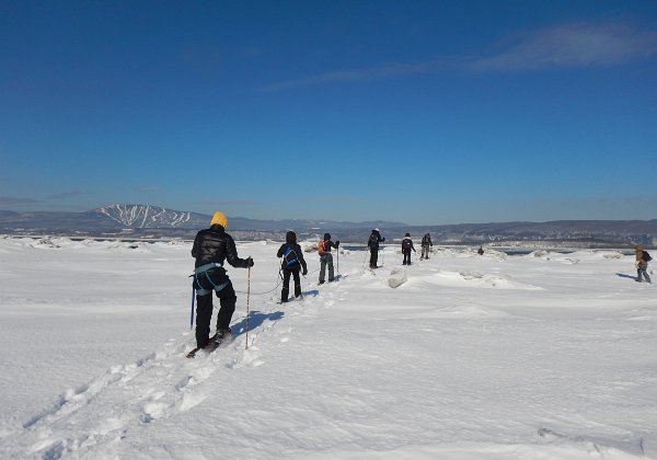 Randonnée sur les glaces